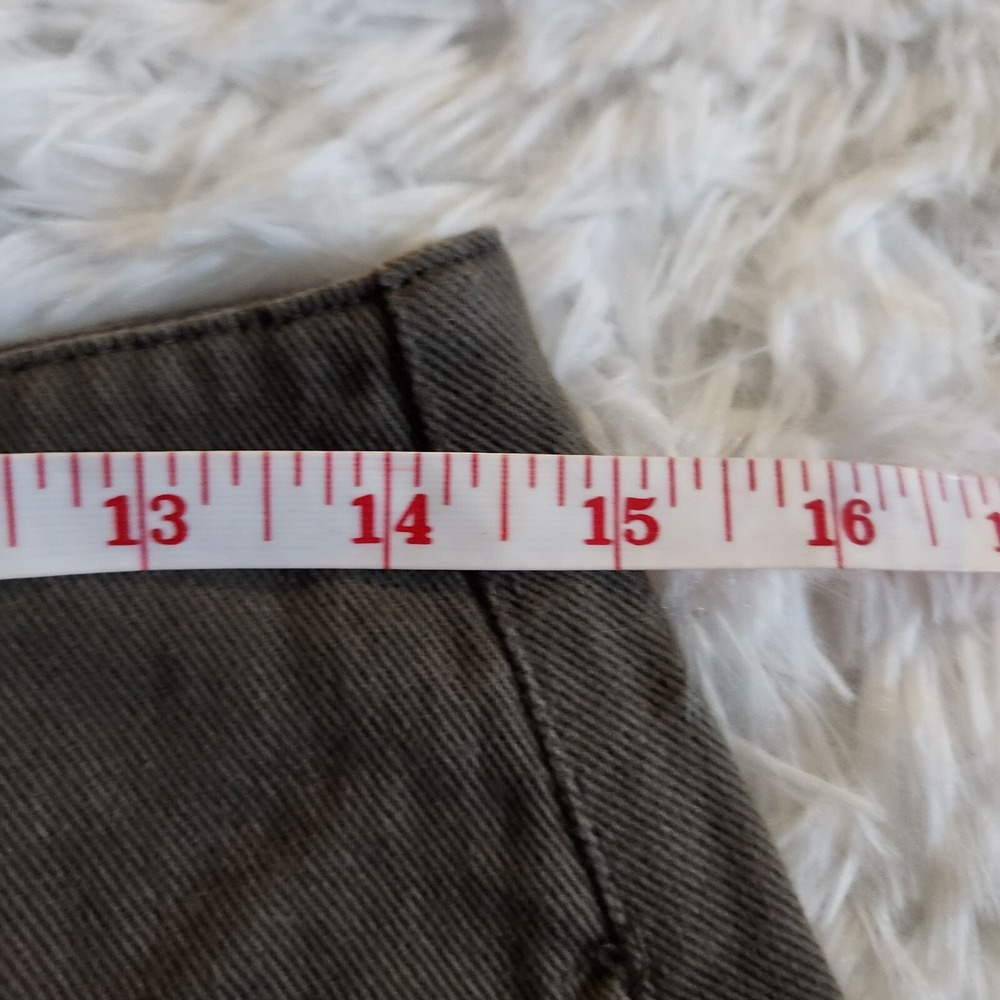 Chloe & Katie Brown Denim Skirt Button Front Junior's M - Picture 3 of 5